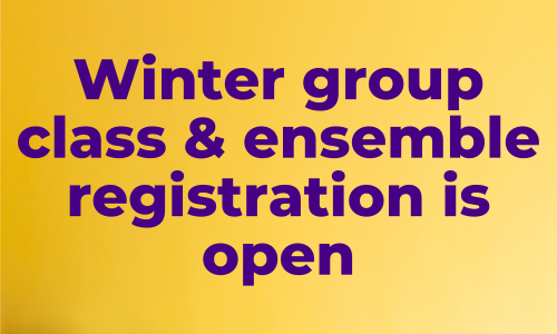 Winter Group Class Registration